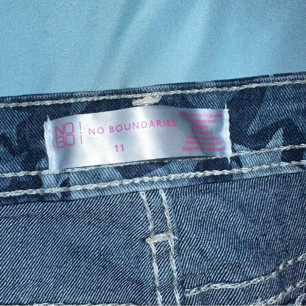 4th of July Denim Juniors Shorts - Picture 2 of 3